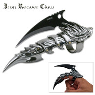 5.5" IRON REAVER BLACKENED STAINLESS STEEL FINGER CLAW