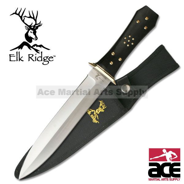 Elk Ridge Double Edge Dagger Fixed Blade Knife In Los Angeles Store