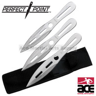 2 Pcs Stainless Steel Throwing Knives Set With Nylon Sheath
