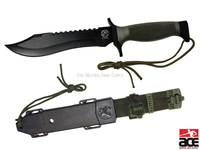 hunting knife with sheath