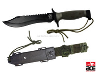 NEW HUNTING Bowie Fixed Blade SURVIVAL KNIFE w/ SHEATH