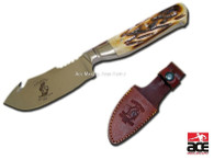 BONE COLLECTOR SKINNING KNIFE Hunting Bowie Skinner