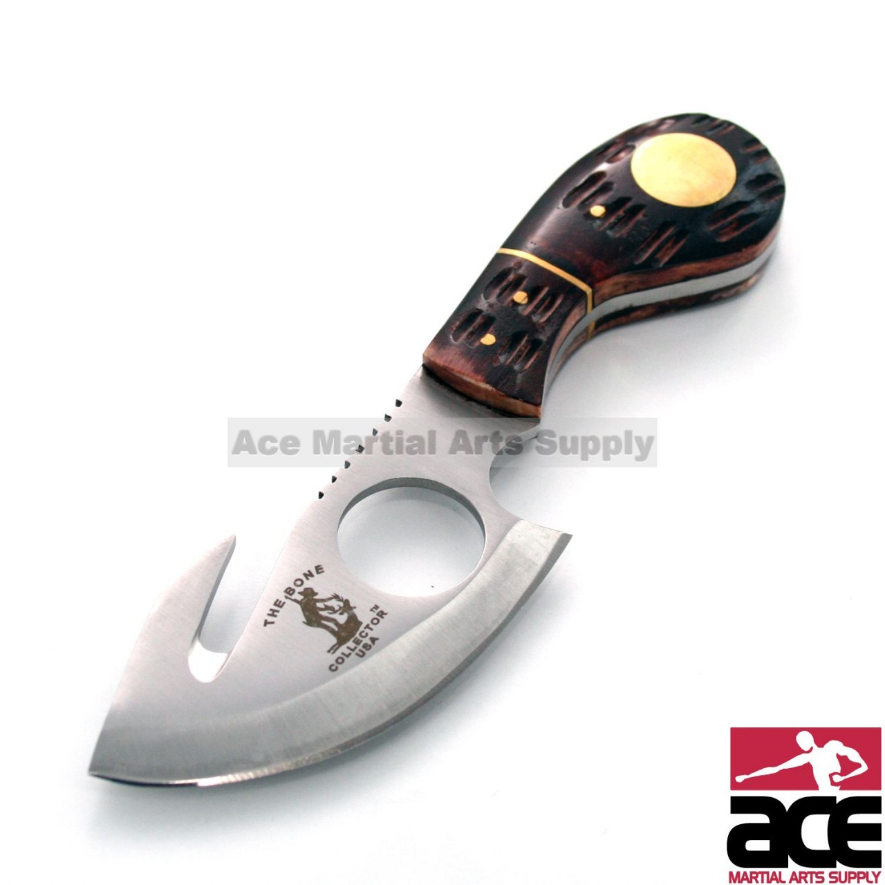 7 Bone Collector Fixed Blade Gut Hook Skinning Knife Hunting Bowie Fish Skinner In Los Angeles Store