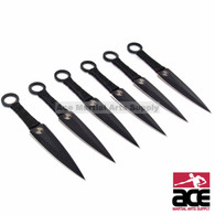 NEW 6 PC TACTICAL COMBAT METAL THROWING KNIFE SET Naruto KUNAI The Expendables