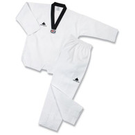 Pine Tree Professional Taekwondo Uniform - Black V-Neck