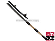 53" Full Tang Hand Forged Carbon Steel Sharped Naginata Chinese Warrior Sword Song Pudao