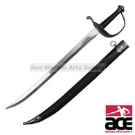 Pirate Cutlass Sword with Hard Scabbard 30"