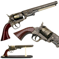Civil War Era Firearm Colt 1851 Naval Revolver Pistol Replica