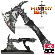 Fantasy Dragon Axe with Stand