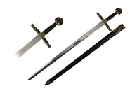 44" Karolus Divus Sword With Black Sheath