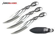 Set of 3 9" Tribal Throwing Knives