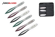 Set of 6 9" Assorted Star War Throwing Knives