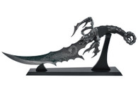 22" Scorpion Dagger With Mural On Blade With Wooden Display Stand