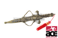 14.25"  Dark Sacrificial  Lion's Pride Dragon Dagger Brass