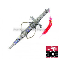 14.25" Silver color dragon dagger