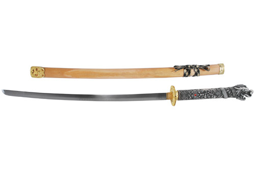battel ready open mouth dragon katana battel ready open mouth dragon katana