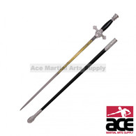 35" Knights of Columbus Sword with Scabbard Chrome