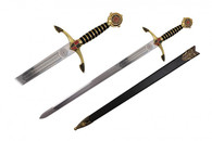 44" Black Prince Sword With Scabbard