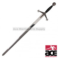 44" Medieval Scottish Claymore Arming Sword With Wooden Plaque Brand New
