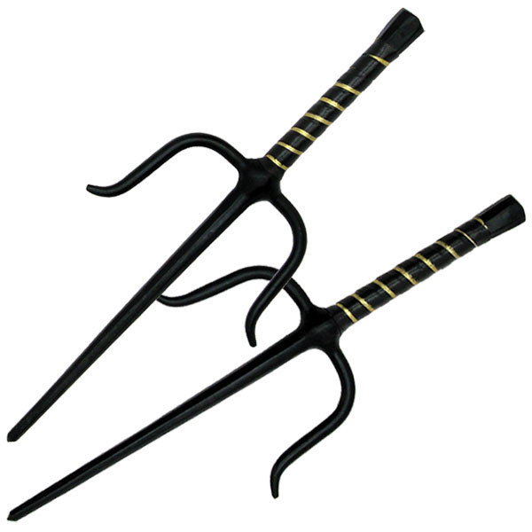 Master Cutlery 2309C Octagon Metal Martial Arts Sai 2 Set for sale online 