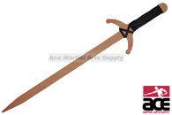 37" Wooden Medieval Short Sword