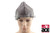Synthetic leather arming cap / helmet liner. Features inner fur lining. Provides comfort for steel armored helmets. Medium