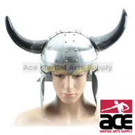 Viking Helmet 18 Gauge Steel Norse Medieval Costume Stage Prop