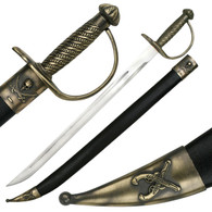 28" Pirates of Caribbean Cutlass Sword Bow Guard Saber