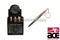 key-chain rifle Bullet Knife silver