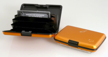 OGON Designs Aluminum Large Wallet - Orange