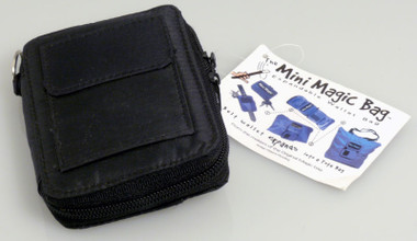 The Mini Magic Bag Expandable Wallet Tote Bag - Black