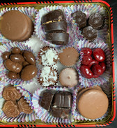 2 pound assortment includes your choice of ALL MILK, or ALL DARK, or an assortment of both Milk and Dark chocolates.