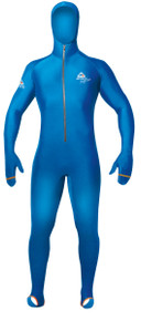 ADRENALIN LYCRA SUITS JUNIOR HOODED WETSUIT 50+ UPF SUN AND STINGER PROTECTION BLUE