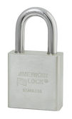 American Lock Solid Stainless Steel A6400 Padlock