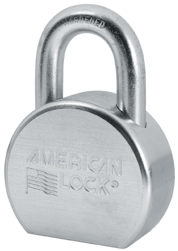 American Lock A702 Solid Steel Round Padlock