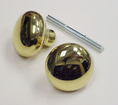 Replacement Knobs Solid Brass Blister Carded