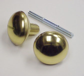 Replacement Knobs Brass Plated Blister Carded