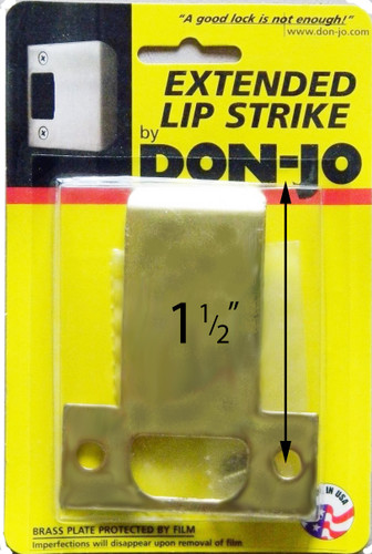 Don-jo ETS 115 Extended Lip Strike 2-3/4" x 1-1/2"