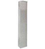 Camden Aluminum Clear Finish Mounting Posts