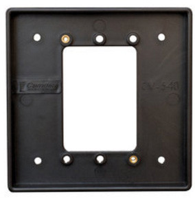 Camden CM-540B SURFACE BOX, Shallow Depth. Flame and Impact resistant black polymer