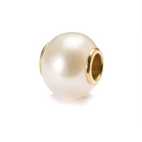 Pearl with Gold Core Trollbeads