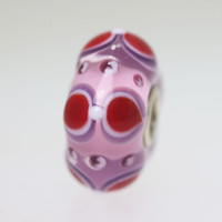 Pink and Red Unique Bead