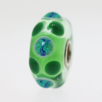 Green Budded Unique Bead