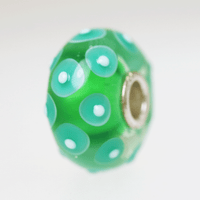 Green Dottie Unique Bead