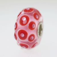 Pink and Red Dottie Bead
