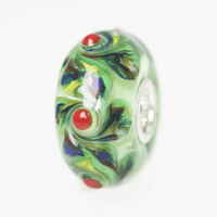 Green Swirl bead