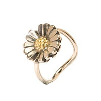 Daisy Ring In Silver and Gold.