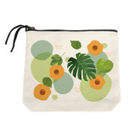Monstera Small Canvas Pouch by Potluck Press