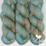 Verdigris Divine - split into two skeins due to a knot/join
