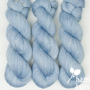 Old Soul Blueprint - split into two skeins due to a knot/join.